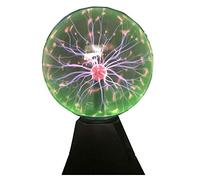 Hooyi 8 Pouce Magique Plasma Balle Toucher Son Sensible Plasma Lampe De Bureau Lumière Nébuleuse Sphère Foudre Globe Décor À La Maison Magique Boules Balles Tige Science Veilleuse Chambre Décoration