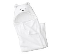 Hooyi nouveau-né Infant d'emmaillotage Animal couvertures épais Peignoir de bain en polaire