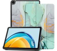 Hoozey - étui pour tablette Étui pour tablette Apple iPad Mini 6 (2021) - 8.3 Pouce - Impression marbrée - Protection ultime - Vert