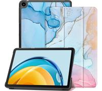 Hoozey - étui pour tablette Étui pour tablette Apple iPad Mini 6 (2021) - 8.3 Pouce - Impression marbrée - Protection ultime - Bleu