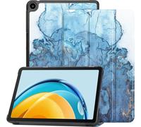 Hoozey - étui pour tablette Étui pour tablette Apple iPad Mini 6 (2021) - 8.3 Pouce - Impression marbrée - Protection ultime - Bleu clair
