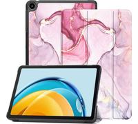Hoozey - étui pour tablette Étui pour tablette Apple iPad Mini 6 (2021) - 8.3 Pouce - Impression marbrée - Protection ultime - Rose