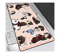 Hoozuki no Reitetsu, C Tapis de Souris Gaming XXL, 900x400mm, Anime Mouse Pad - Surface spéciale améliore la Vitesse et la précision, 3mm Base en Caoutchouc Antidérapant Surface-pour Ordinateur et PC