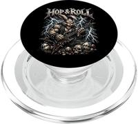 Hop and Roll Heavy Metal Bunny Guitare électrique Lapin à Bascule PopSockets PopGrip pour MagSafe
