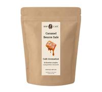 HOP CAFÉ - 18 Dosettes Souples Arôme Caramel Beurre Salé - Café 100 % Arabica