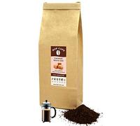 HOP CAFE - Café moulu - Arôme Caramel Beurre Salé - 500g - pour cafetière à Piston