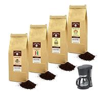 HOP CAFE - Offre Découverte Café Moulu Corsé - 4 x 125g - Filtre