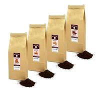HOP CAFE - Pack Découverte Café Délices - 4 x 250g - pour Cafetière à Piston