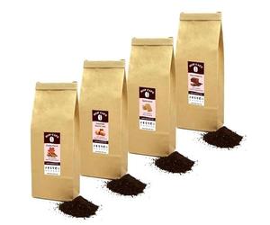 HOP CAFE - Pack Découverte Café Délices - 4 x 250g - pour Cafetière à Piston