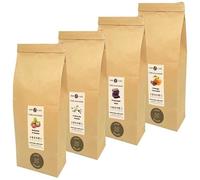 HOP CAFE - Pack Découverte Café en Grains Aromatisé - 100% Arabica - Torréfaction Artisanale - 4 Sachets 250g