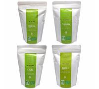 HOP CAFE - Pack Découverte Café moulu Bio - 4 x 250g - pour cafetière à Piston