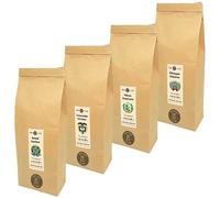 HOP CAFE - Pack Découverte Café Moulu Doux - pour Cafetière Filtre - 4 x 250g