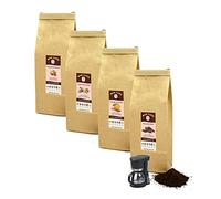 HOP CAFE - Pack Éco Café Aromatisé - 4 x 500g - pour cafetière Filtre