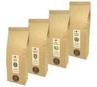 HOP CAFE - Pack Éco Café en Grains Doux - 100% Arabica - Torréfaction Artisanale - 4 Sachets 500g