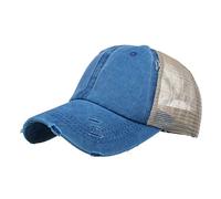 Hop Hip Hat Femmes Baseball Réglable Unisexe Chapeau Sun Solid Cap Hommes Couleur Casquettes de Baseball New Cap Hommes, bleu, taille unique