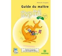Hop in! Anglais CP (2013) - Guide du maître avec 1 CD audio Livre du professeur avec CD audio - Elisabeth Brikké - Magnard - Livre CD - Scolaire / Universitaire CD