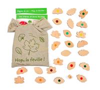 Hop la feuille mémo des couleurs en bois