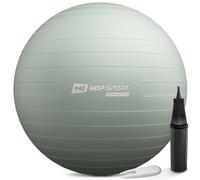 Hop-Sport Ballon de Fitness 85 cm HS-R085YB avec Pompe à air, Anti-éclatement, Ballon de Gymnastique Antidérapant pour Yoga, Pilates et Renforcement Musculaire, Charge max. 100 kg, Vert clair Vert cla