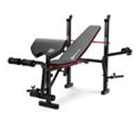 Hop-Sport Banc de Musculation Pliable Inclinable HS-1055, Banc d'entraînement complet avec Support d'haltères pour le Développé Couché avec Papillon Noir G