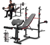 Hop-Sport Banc de Musculation Pliable Réglable HS-1065 Support d'haltères Entraîneur de Jambes Banc d'entraînement Développé Couché