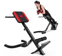Banc Romain Pliable HS-1018, Chaise Romaine Hyperextension, Banc de Musculation à Domicile avec Réglage, Appareil de musculation abdominal