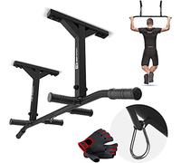 Hop-Sport Barre de Traction pour Montage au Plafond HS-2001K à 6 Poignées, Support pour Sac de Frappe et TRX, Charge max. 210 kg