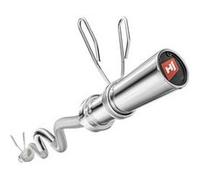 Barre olympique de musculation super curl EZ 120 cm en acier chromé avec douille pivotante, Diamètre 50 mm