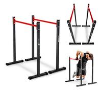 Hop-Sport Barres de dips avec gants d'entraînement HS-1001K, Barres parallèles musculation pour entraînements au poids de corps