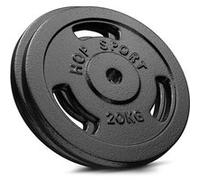 Disques de poids en fonte - HS HOP-SPORT - Set de 2 x 20 kg - Alésage 31 mm