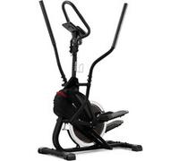 Hop-Sport HS-400B Icon Cross Stepper pour la maison, Roue d'inertie de 7 kg, Vélo elliptique et stepper 2 en 1 avec ordinateur d'entraînement, Rouge Noir / Rouge G
