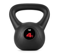 Hop-Sport Kettlebell en Vinyle Antidérapant 4 kg Hop-Sport, Bouilloire de Poids avec Poignée, Haltère à Boule pour Entraînement à Domicile