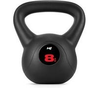 Kettlebell en Vinyle Antidérapant 8 kg Hop-Sport, Bouilloire de Poids avec Poignée, Haltère à Boule pour Entraînement à Domicile