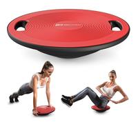 Planche d'équilibre avec poignées, Diamètre 40 cm, Capacité de charge de 150 kg, Plateau d'équilibre oscillant antidérapant, Balance Board pour le