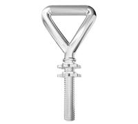Hop-Sport Poignée de kettlebell réglable - diamètre 30 mm, Charge max. 50 kg, Pour les disques de 30 mm, Barre de kettlebell chromée, Poignée d'haltères avec fermoir-étoile