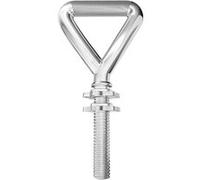 Poignée de kettlebell réglable - diamètre 30 mm, Charge max. 50 kg, Pour les disques de de 30 mm, Barre de kettlebell chromée