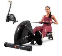 Hop-Sport Rameur pliable appartement HS-030R Boost, Système Freinage Magnétique, 10 Niveaux de résistance, Roue d'inertie 9 kg, Charge max. 120 kg Doré G