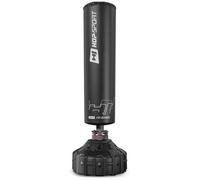 Hop-Sport Sac de frappe sur pied 180 cm x 32 cm, Sac de boxe autoportant pour adulte, Sac de frappe lourd robuste et stable