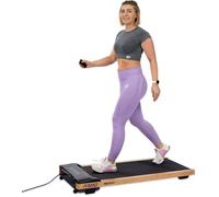 Hop-Sport Tapis de Course 8 km/h, Walking Pad 2en1 HS-850WP Primo, Tapis roulant avec télécommande, Bluetooth, écran LCD