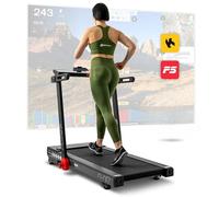 HOP-Sport® Tapis de Course Pliable inclinable Aspire HS-2500LB - Vitesse jusqu'à 18 km/h, Moteur 3 CV, Surface de Course 50x125 cm, USB et Bluetooth, Charge jusqu'à 150 kg, Inclinaison jusqu'à 15°