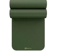Hop-Sport Tapis de fitness 190x60x1,5 cm, Tapis de sport antidérapant, Tapis de yoga en mousse NBR + sangle de transport, Vert