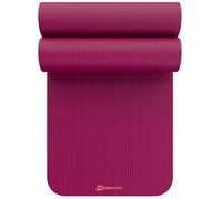 Hop-Sport Tapis de Fitness antidérapant 190 x 60 x 1,5 cm, Tapis Pilates Yoga et Gymnastique avec Sangle de Transport en Mousse NBR pour Entraînement à la Maison, Mûroise