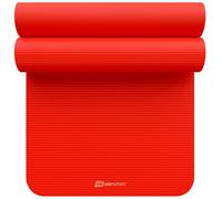 Hop-Sport Tapis de fitness 190 x 80 x 1,5 cm, tapis de yoga - ménageant les articulations & antidérapant, tapis de pilates en mousse NBR avec sangle de transport, Lune rouge Lune rouge G