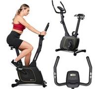 Hop-Sport Vélo d'appartement connecté HS-3000H Nexon 8 niveaux de réglage de résistance magnétique, écran LCD, Bluetooth et Kinomap, charge maximale 120 kg, Noir Noir G