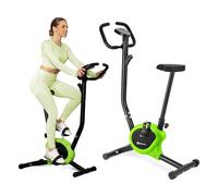 Hop-Sport Vélo d'Appartement Mécanique HS-010H Rio, Compact, Résistance Réglable, Ordinateur d'Entraînement, Pédales Antidérapantes, Selle Réglable, Jusqu'à 120 kg, Lime Lime G