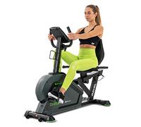 Hop-Sport Vélo d’appartement semi-allongé, Masse d'inertie 10 kg, HS-120L Ravel, 12 programmes, Résistance électromagnétique