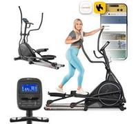Hop-Sport Vélo elliptique d'appartement HS-160CF Stage – Roue 24 kg, 32 niveaux, 12 programmes – Gris