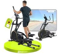 Hop-Sport – Vélo elliptique HS-250CF – Résistance magnétique 32 niv., Roue 24 kg, 12 programmes – Noir