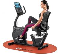 HOP-SPORT® Vélo semi-allongé HS-5000L Ranker avec Bluetooth, Connecté APP, 32 niveaux de résistance et 24 programmes, Vélo couché magnétique ergonomique avec dossier pour cardio à domicile