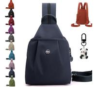 HOPASRISEE 2026 New 3 in 1 Anti-Theft Travel Tote Bag, Waterproof 2-Way Commuter Bag, Large Capacity Oxford Convertible Shoulder Tote, Stylish Multi-compartment Work & Fitness Backpack (Dark Blue)