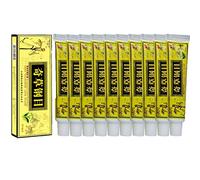 HOPASRISEE Crème de guérison aux herbes bio contre l'eczéma, crème aux herbes chinoises naturelles, crème pour le visage, crème pour le corps, crème anti-démangeaisons à usage externe (10pcs)